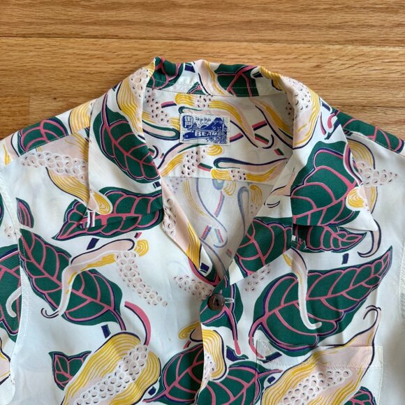 Sun Surf Tokyo x Beams Plus Vintage Style Hawaiian Shirt Small - Picture 7 of 10